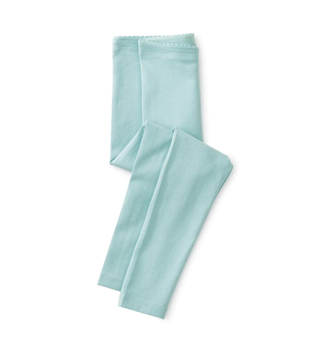 Tea Collection NWT Canal Blue Solid Leggings